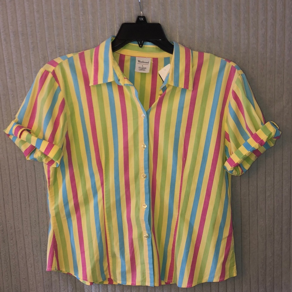 Vintage button down t-shirt